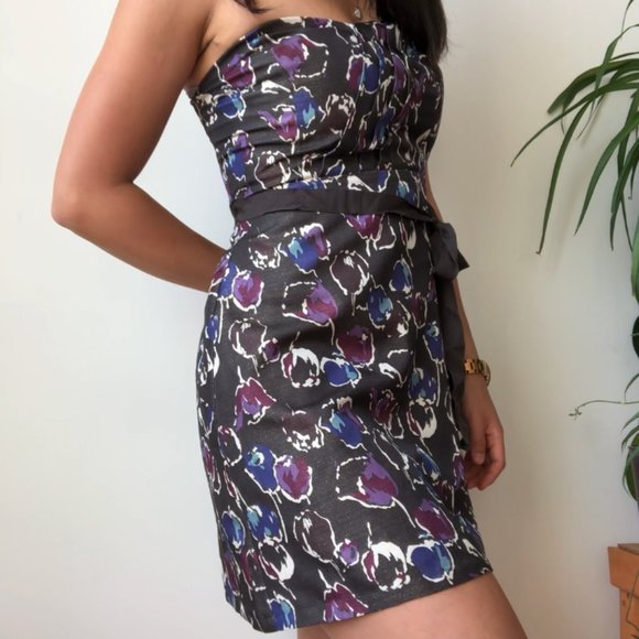 American Eagle strapless floral dress - Picture 2 of 10